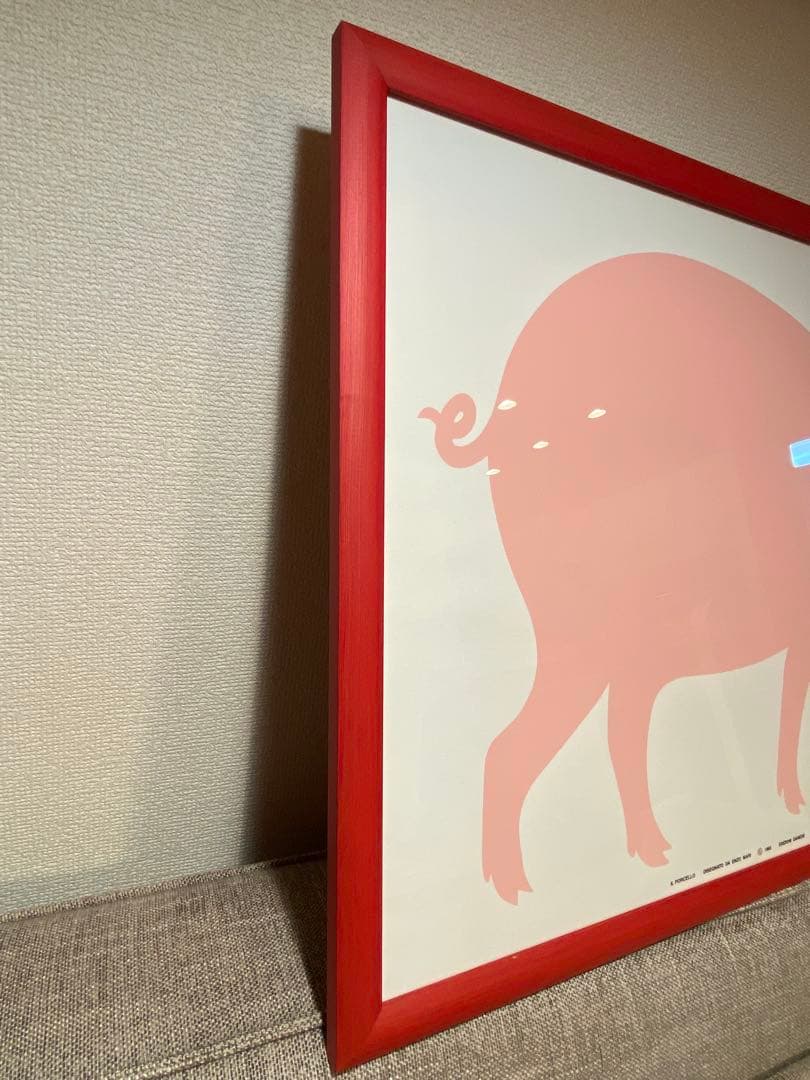 DANESE ダネーゼ Enzo Mari エンツォ・マリPig ブタ ポスター