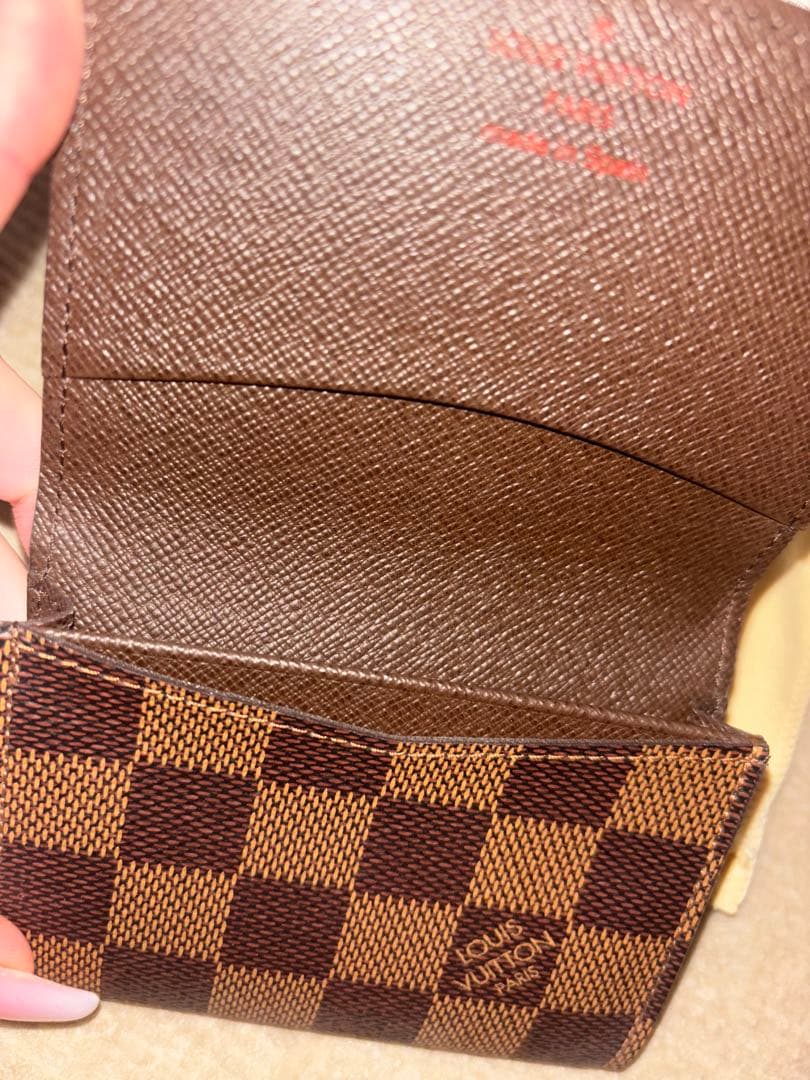 LOUIS VUITTON ダミエ名刺入れ 保存袋付き