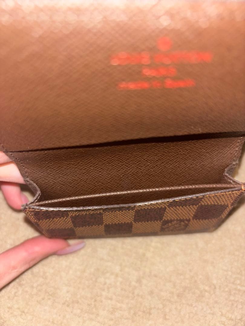 LOUIS VUITTON ダミエ名刺入れ 保存袋付き