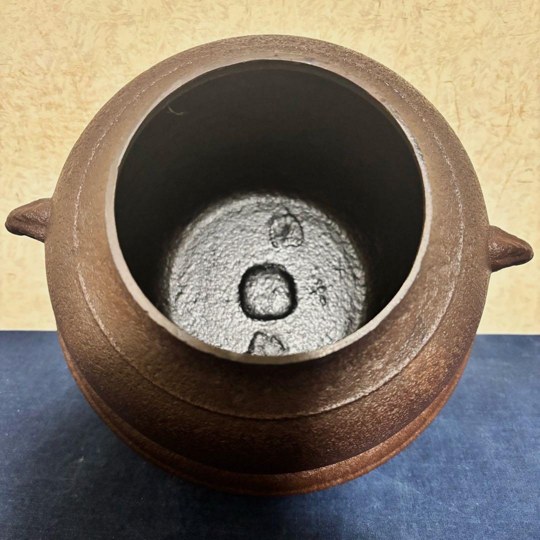 風炉/茶釜/電熱器/唐銅朝鮮風炉釜/野々田製電熱器/敷板/茶道具/お点前道具