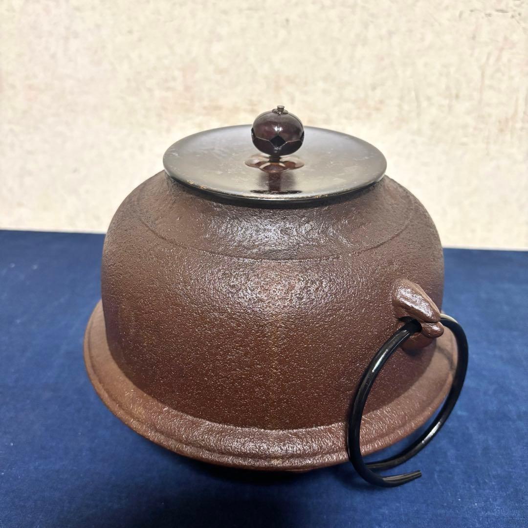 風炉/茶釜/電熱器/唐銅朝鮮風炉釜/野々田製電熱器/敷板/茶道具/お点前道具