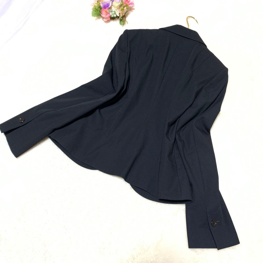 ★マックスマーラ　23区　セットアップ　異素材　ツウィードプリーツ❤︎シルク混　M