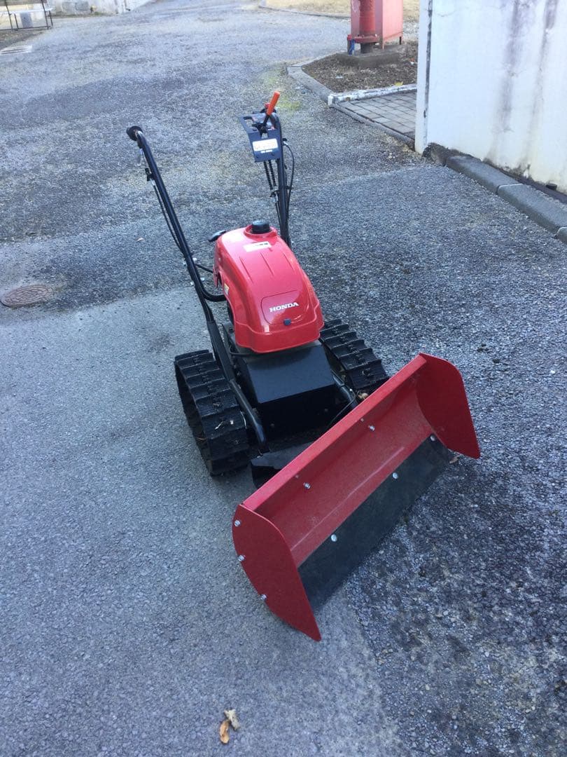 ホンダ 除雪機 キャタピラ式 赤