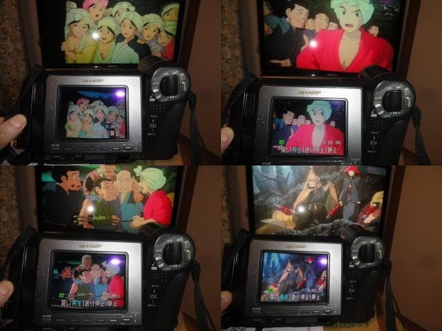 録・再・ダビングOK◆SHARP Hi8ビデオカメラ VL-HL５０