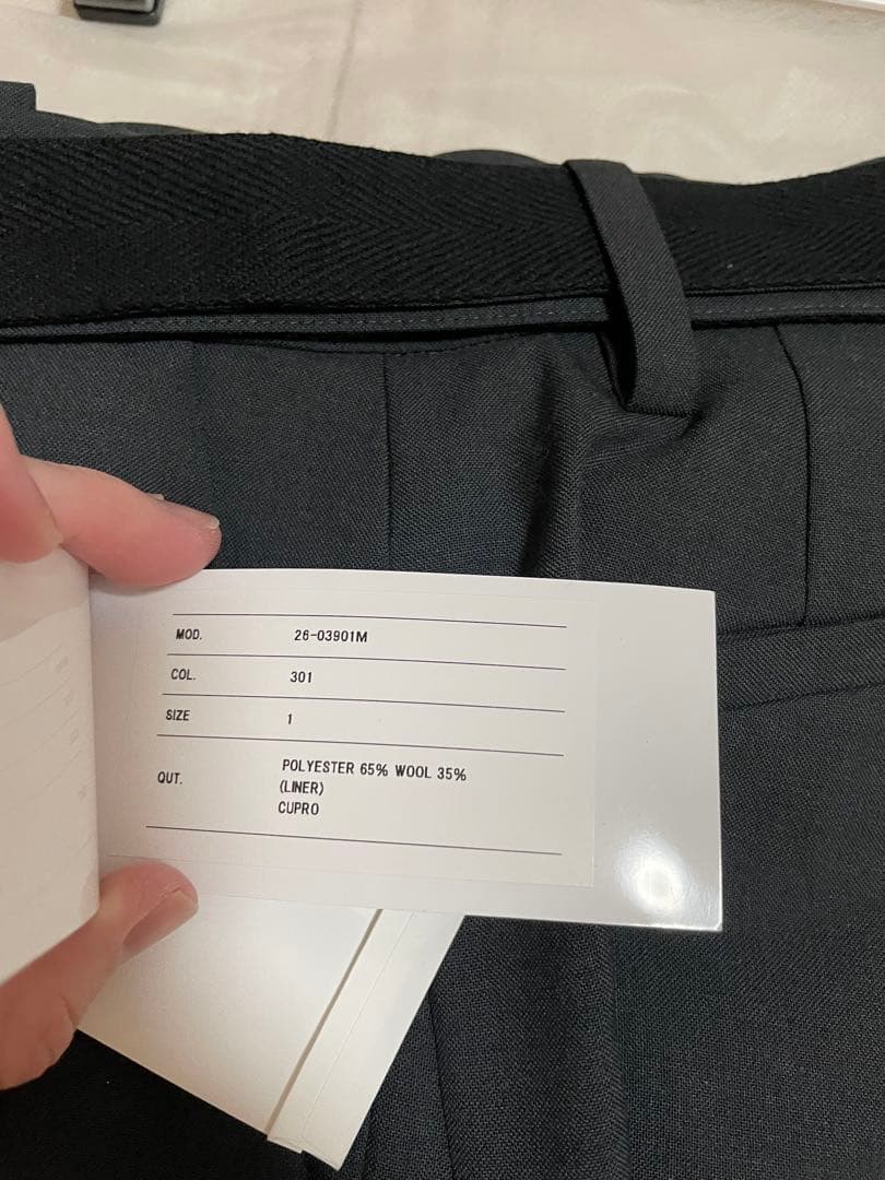 パンツ 26ss sacai suiting pants size1