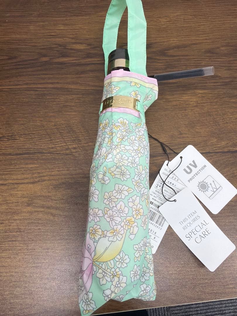 さ*ん様 LEONARD レオナール 折りたたみ傘 新品 UV 花柄 55cm