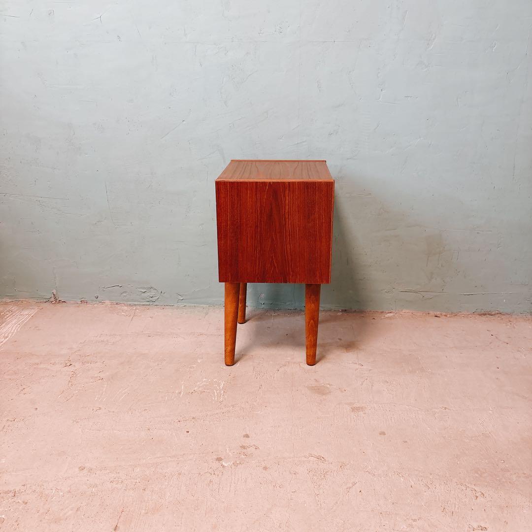 スウェーデン　チーク材　二段チェスト　北欧家具　北欧ビンテージ