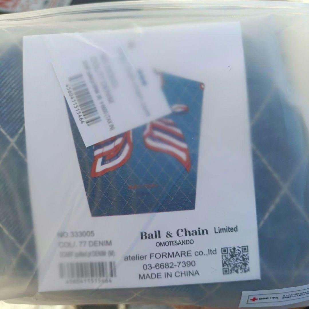 新品未開封　Ball&Chainボールアンドチェーンデニム風　表参道店限定　L