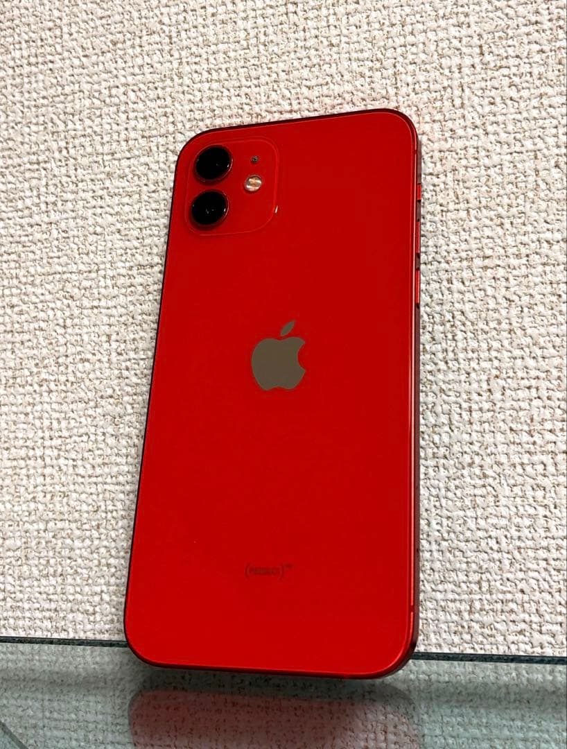 iPhone12 レッド 256GB SIMフリー バッテリー交換済
