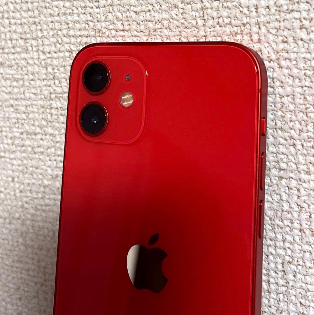 iPhone12 レッド 256GB SIMフリー バッテリー交換済