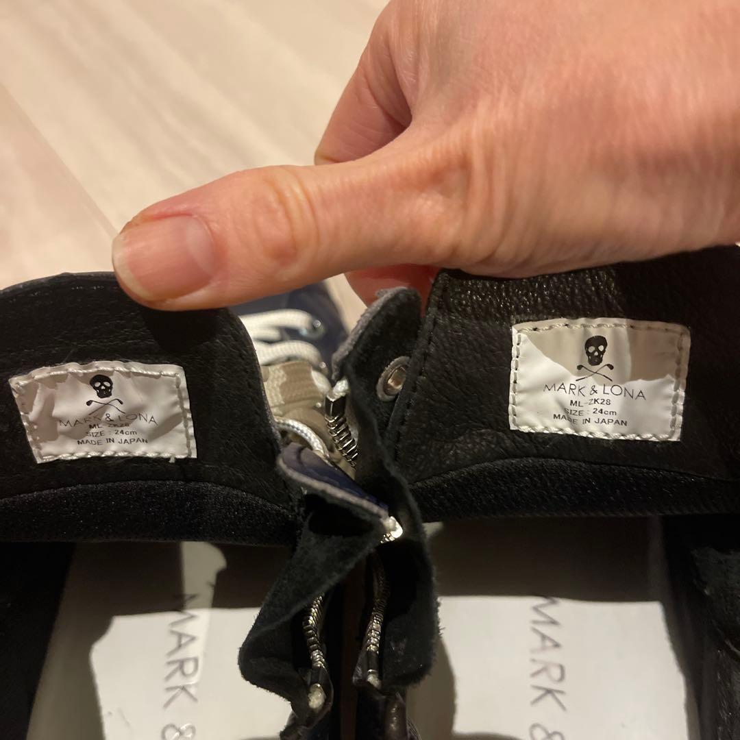 イ*〜様 MARK&LONA マークアンドロナ ゴルフシューズ24.0記載　25