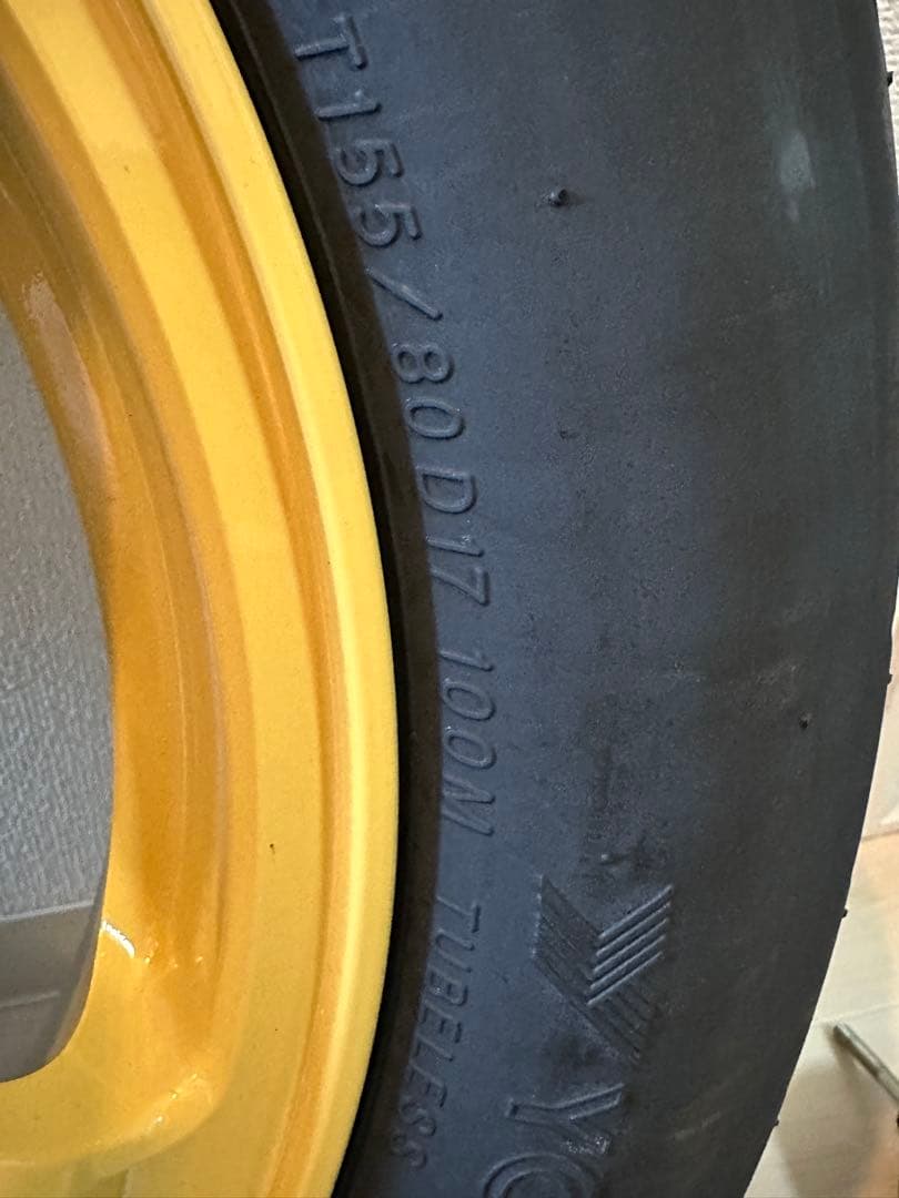 アルファード ヴェルファイア 30系 スペアタイヤ T155/80D17