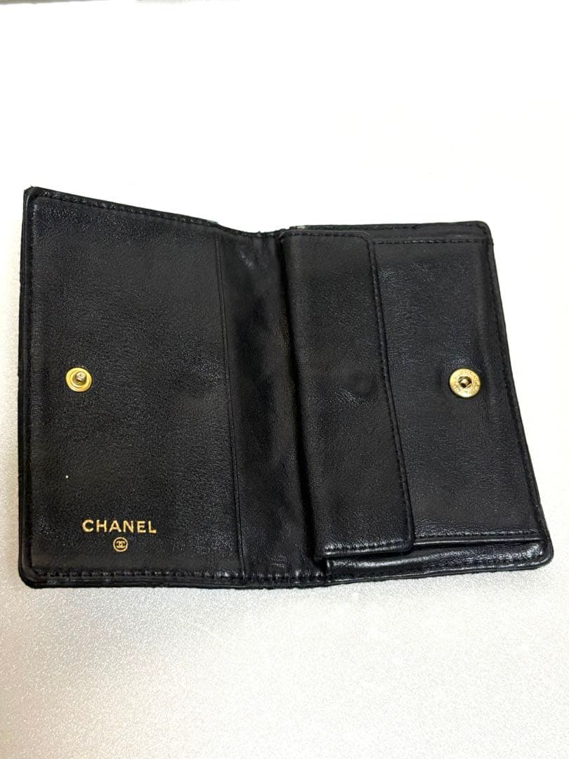CHANEL シャネル ビコローレ ケース 小銭入れ ブラック
