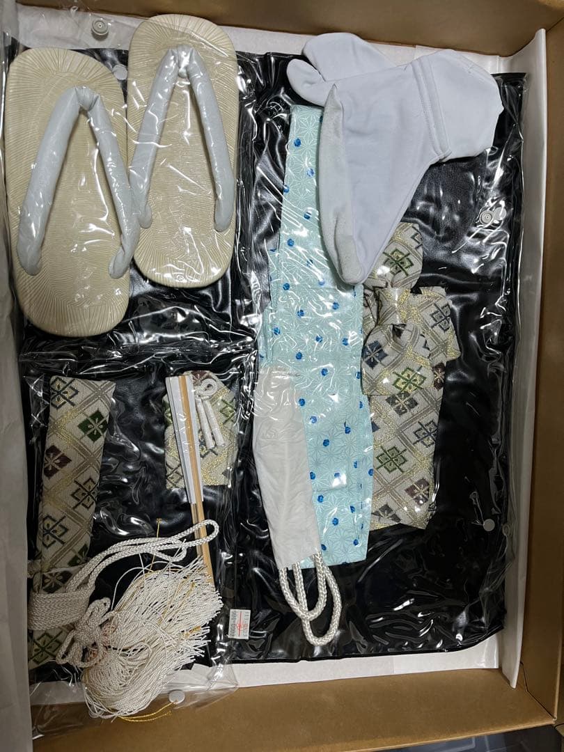 七五三　フルセット12点　男の子 5歳　龍　ゴールド　前撮り