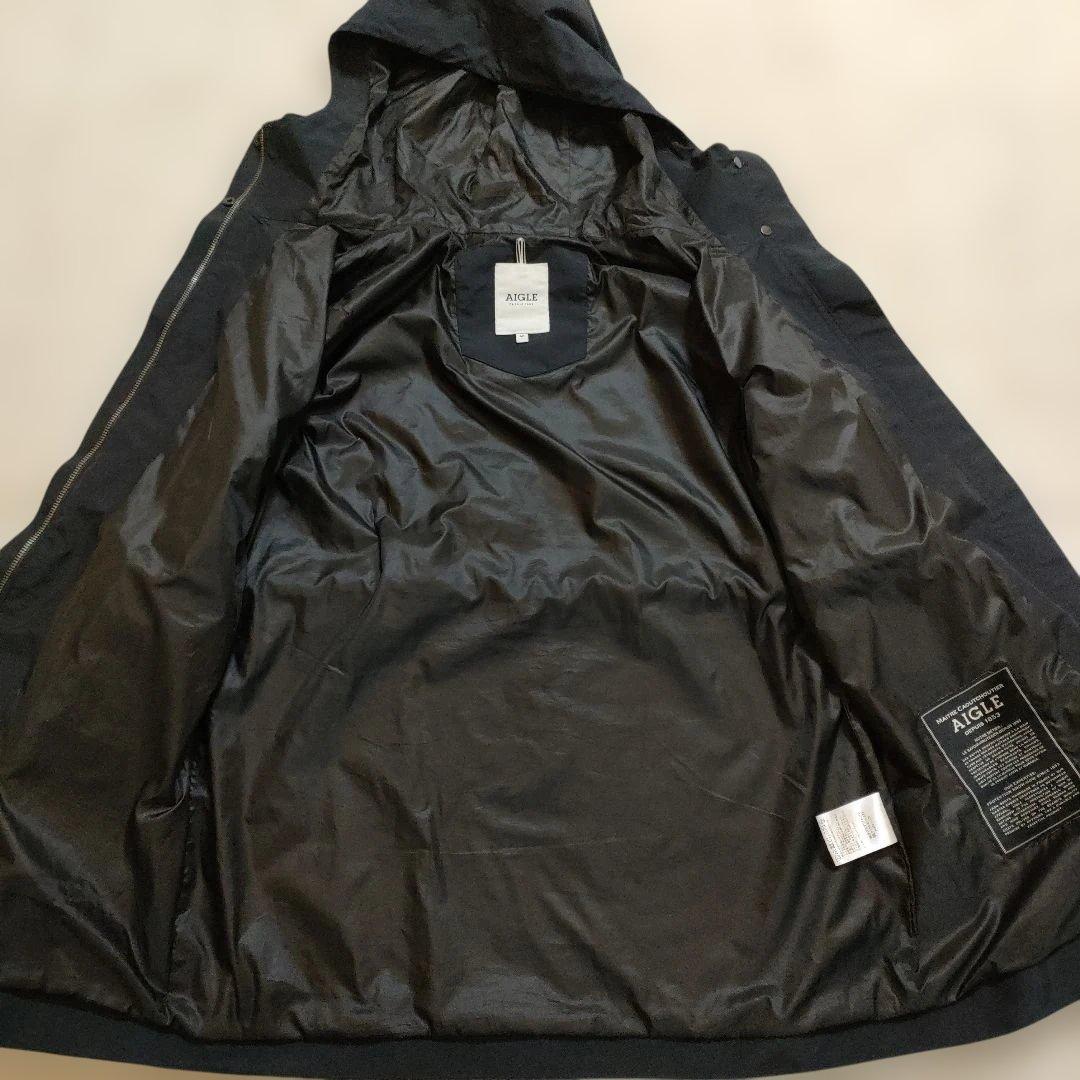 定価3.5万 エーグル ラマヨル パーカ 撥水 マウンテンパーカー 紺