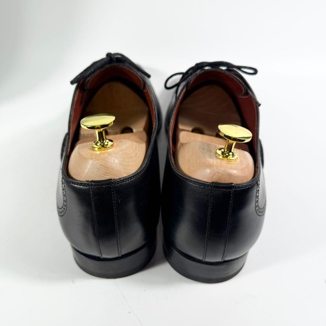 【美品】MAGNANNI マグナーニ　ホールカット（42）オパンケ製法　革靴　黒