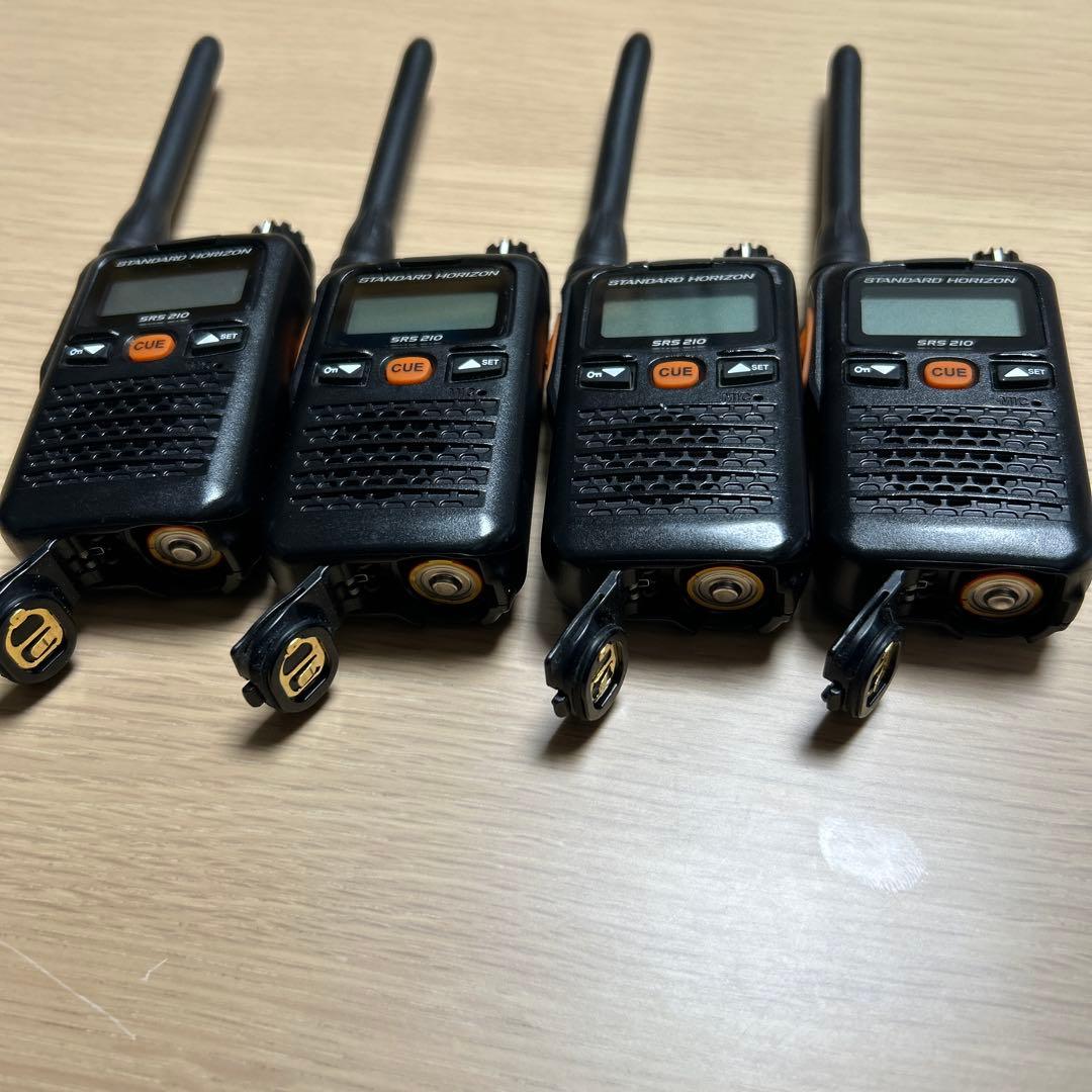 STANDARD HORIZON SRS 210 トランシーバー 4台マイク3台
