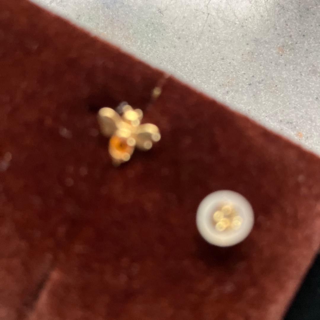 新品蜂デザイン ミツバチ18金ゴールドトーン ピアス(片耳用)