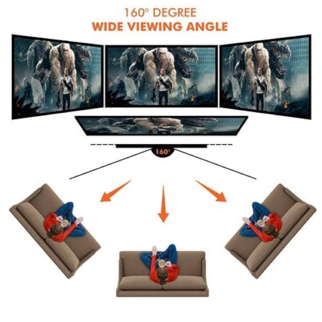 【新品✨】ポータブルプロジェクタースクリーン 80インチ