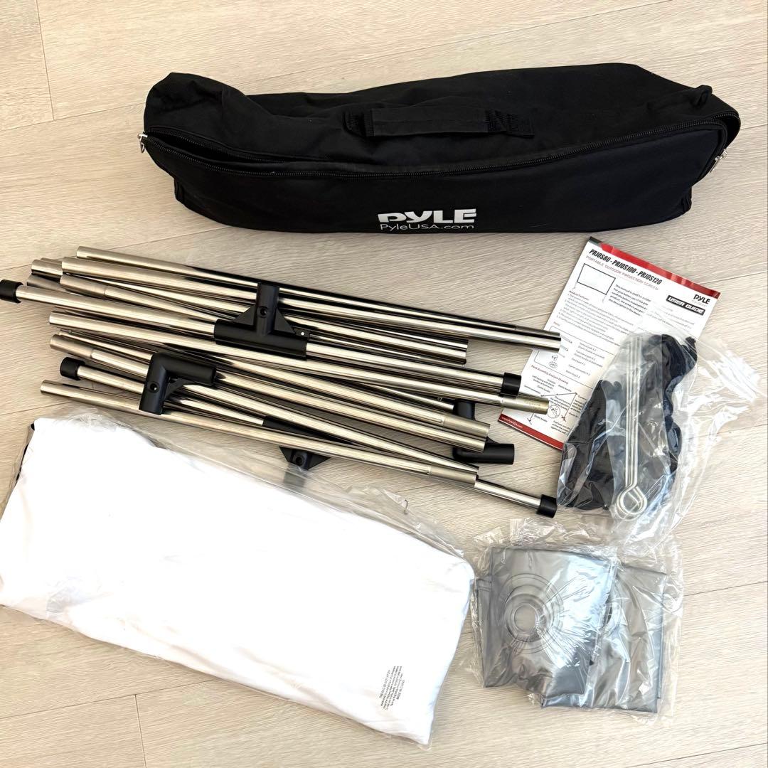 【新品✨】ポータブルプロジェクタースクリーン 80インチ