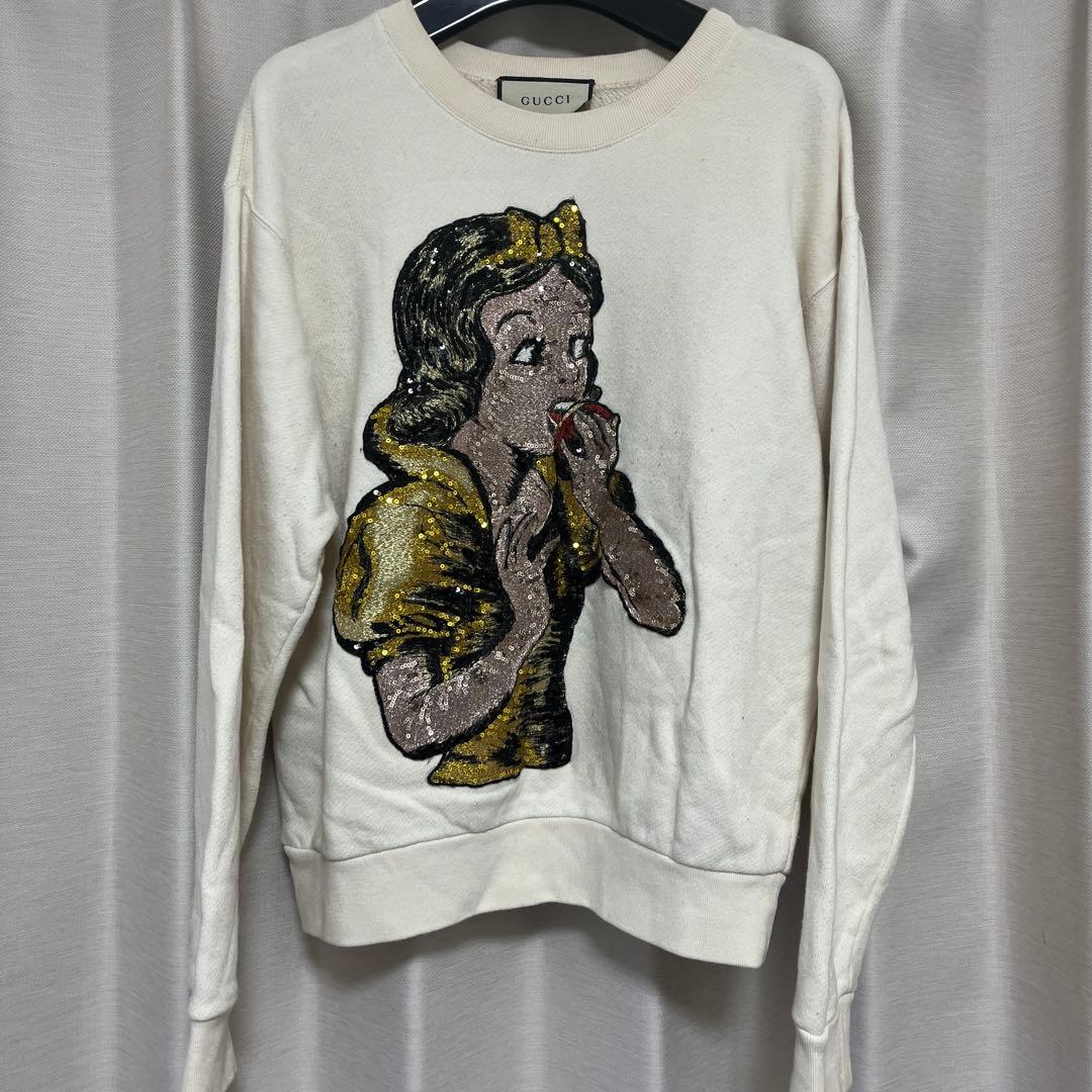 GUCCI 白雪姫　スパンコールスウェット　XS