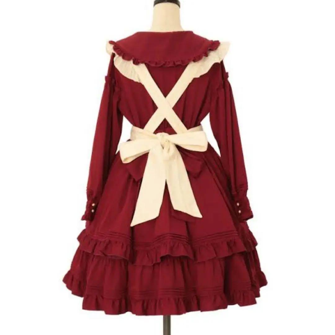 Amavel Romantic Heroine ワンピース　ワインレッド　赤