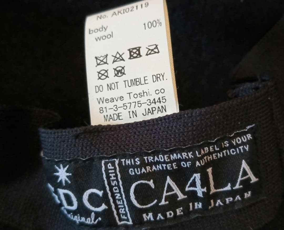 激レア GDC × CA4LA ビックベレー帽 黒 ベレー ブラック