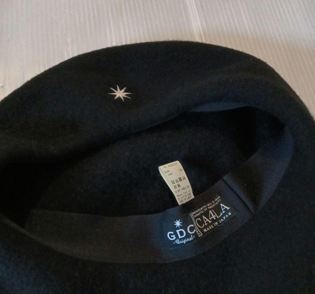 激レア GDC × CA4LA ビックベレー帽 黒 ベレー ブラック