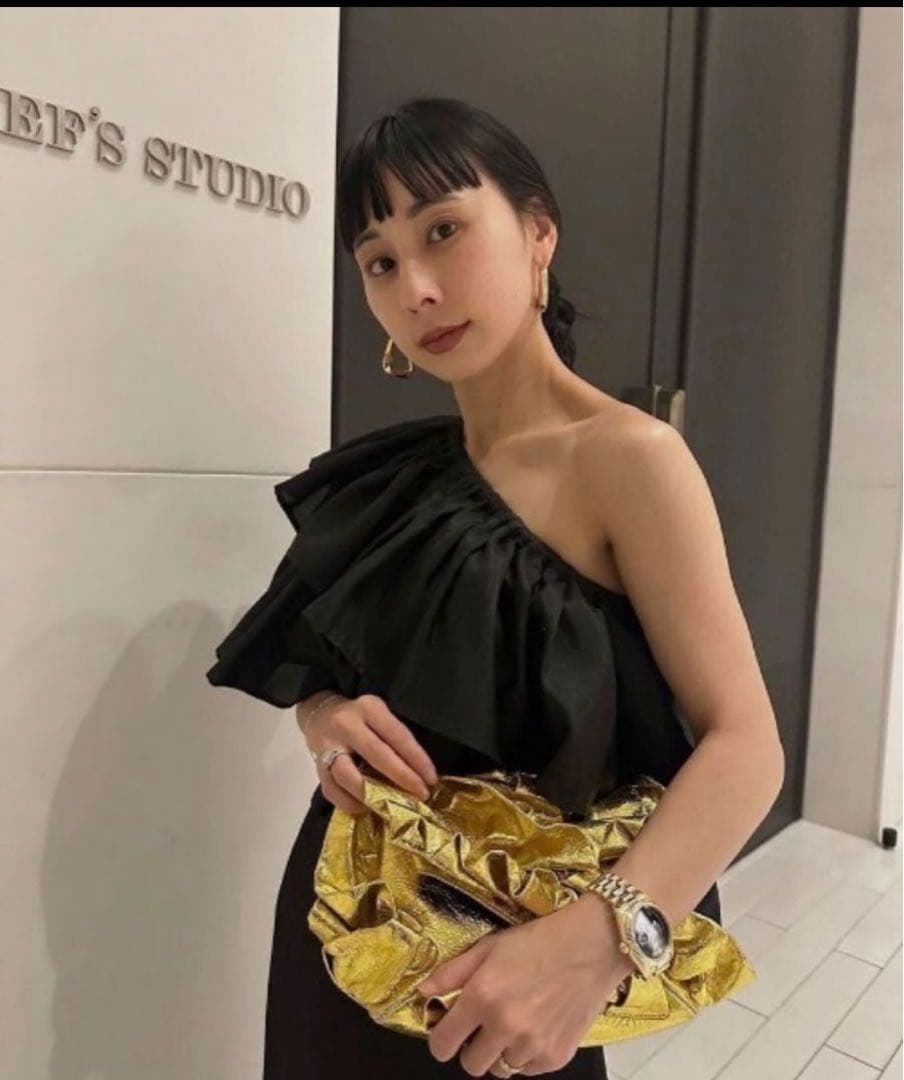 【AMERI】LUSTER TIERED LAYERED DRESS