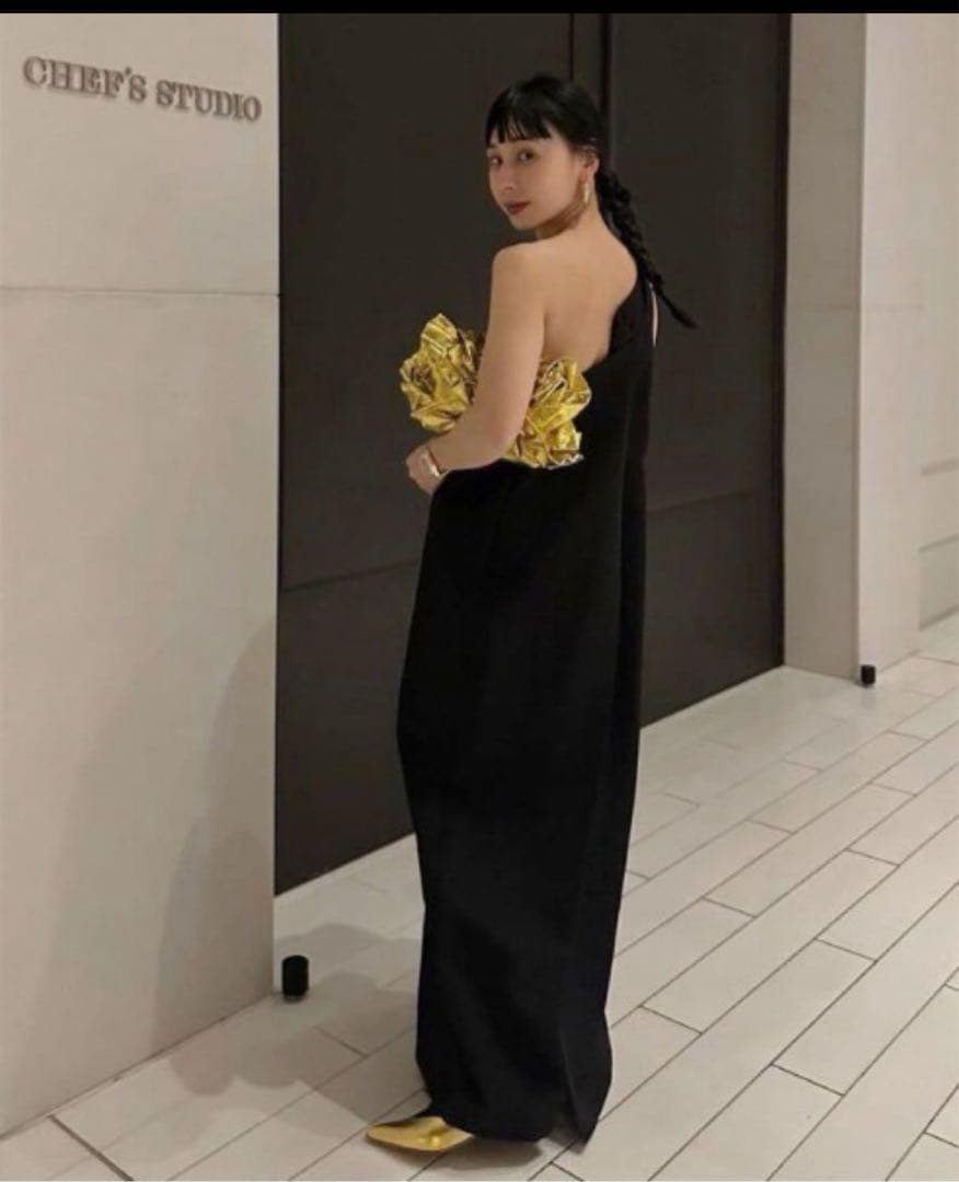 【AMERI】LUSTER TIERED LAYERED DRESS