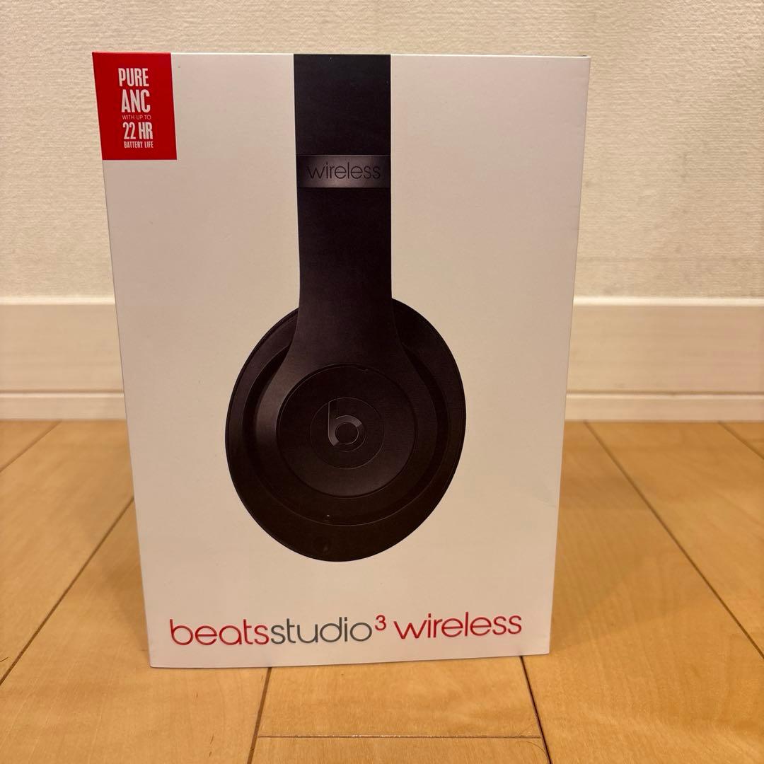 良品⭐️Beats Studio3ワイヤレスヘッドホン マットブラック