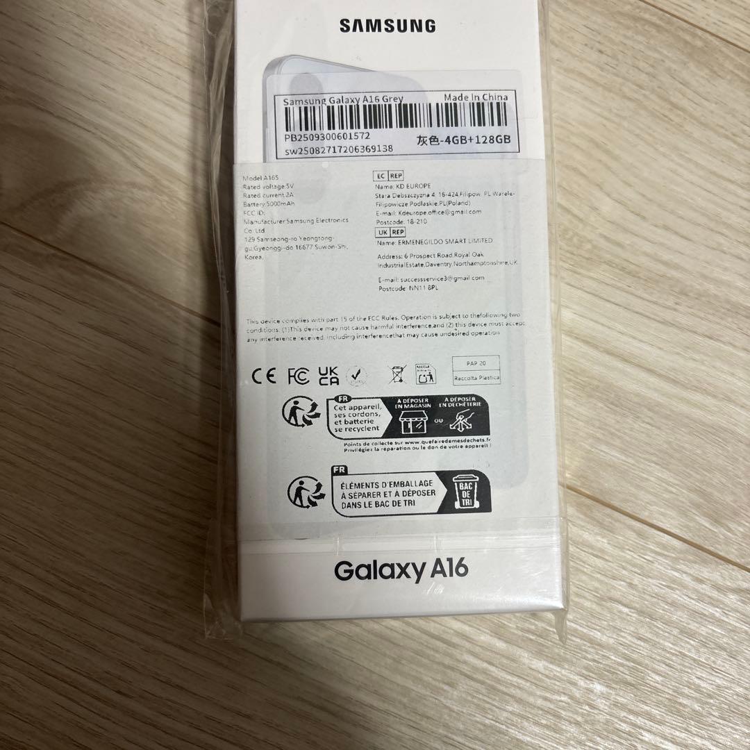 スマートフォン本体 Samsung Galaxy A16 4GB 128GB
