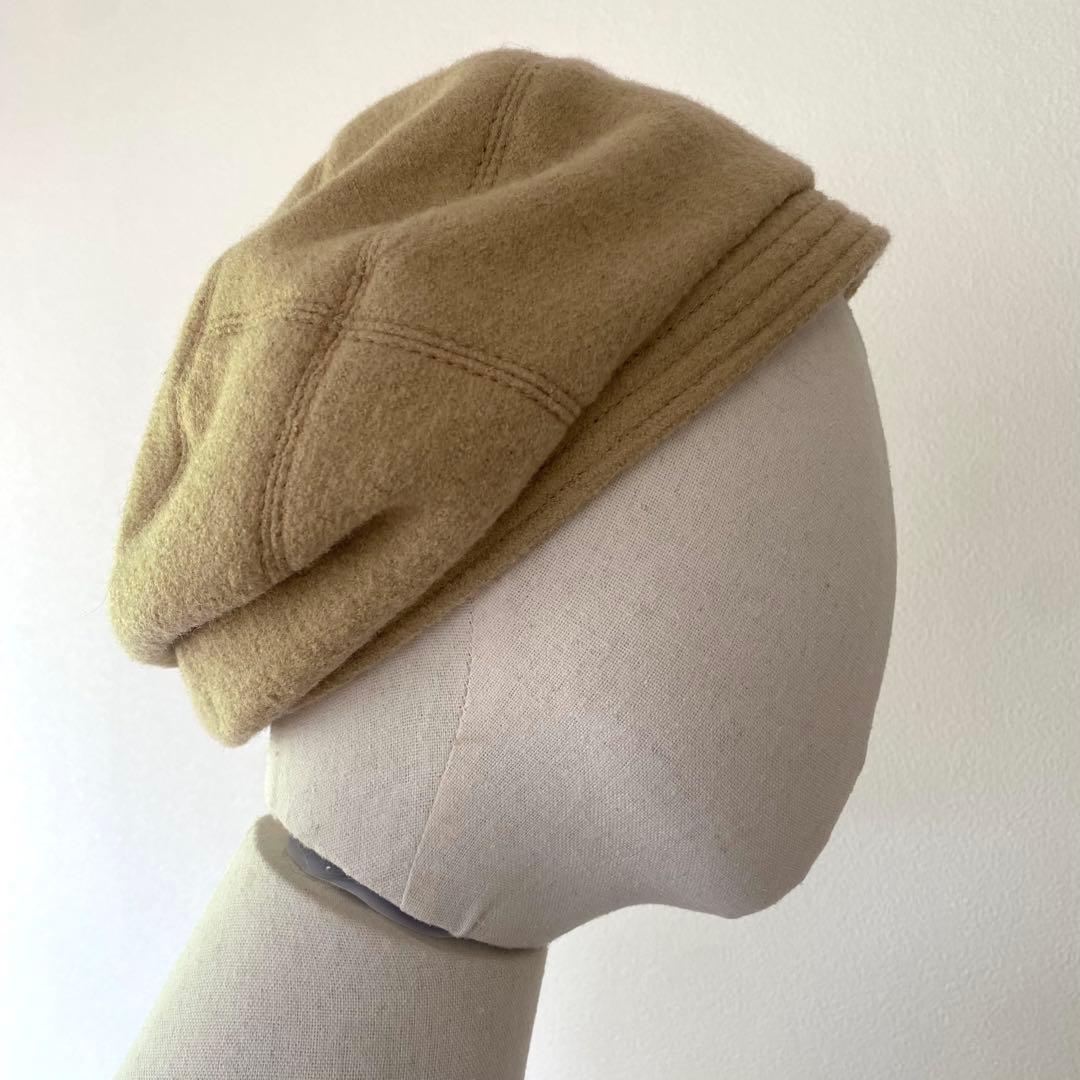 HELENKAMINSKI ベレー帽　ウール　美品 ベージュ
