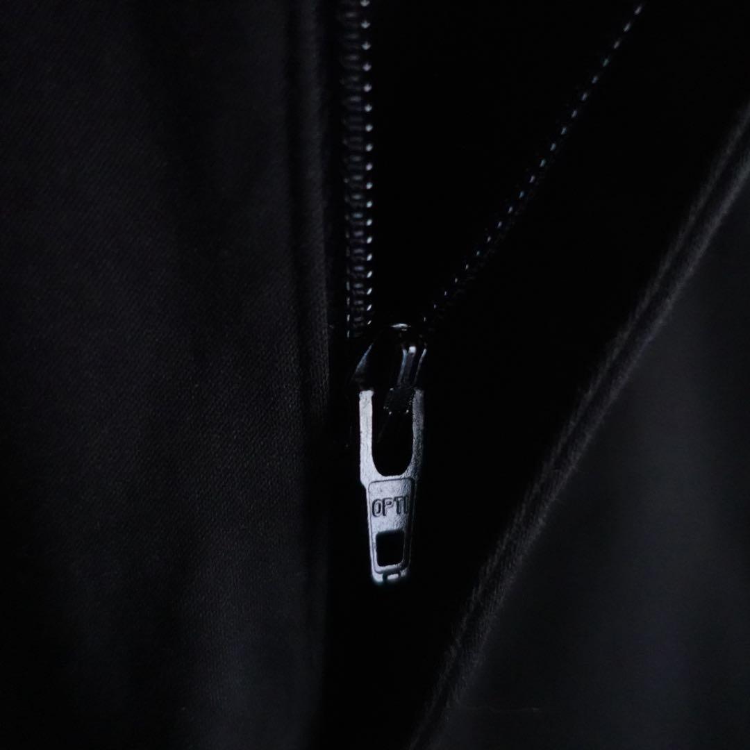 1990s VERSACE ライトモールスキン　ワイドトラウザーズ　ブラック