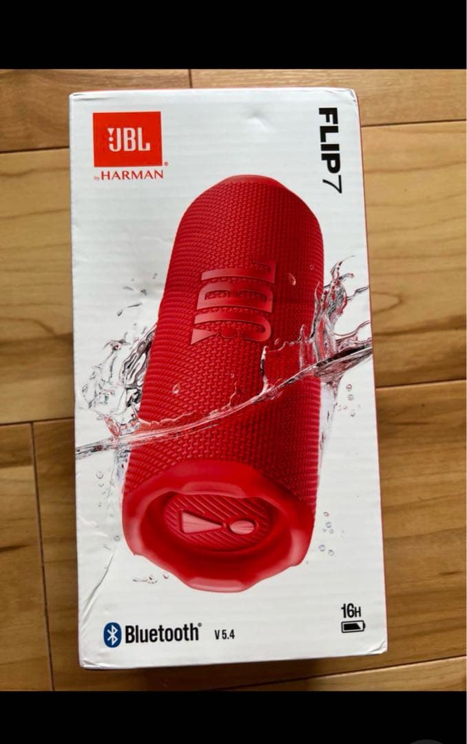 JBL Flip 7 ワイヤレススピーカー レッド