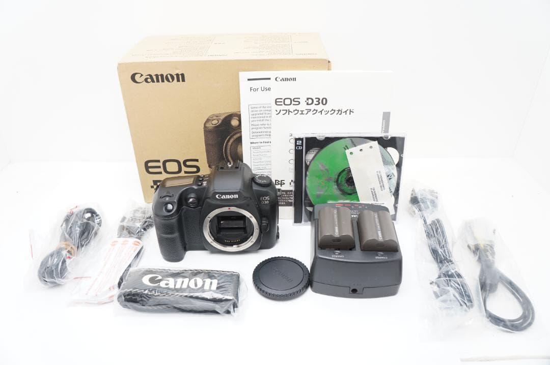 ＜動作＞Canon EOS D30　付属品多数