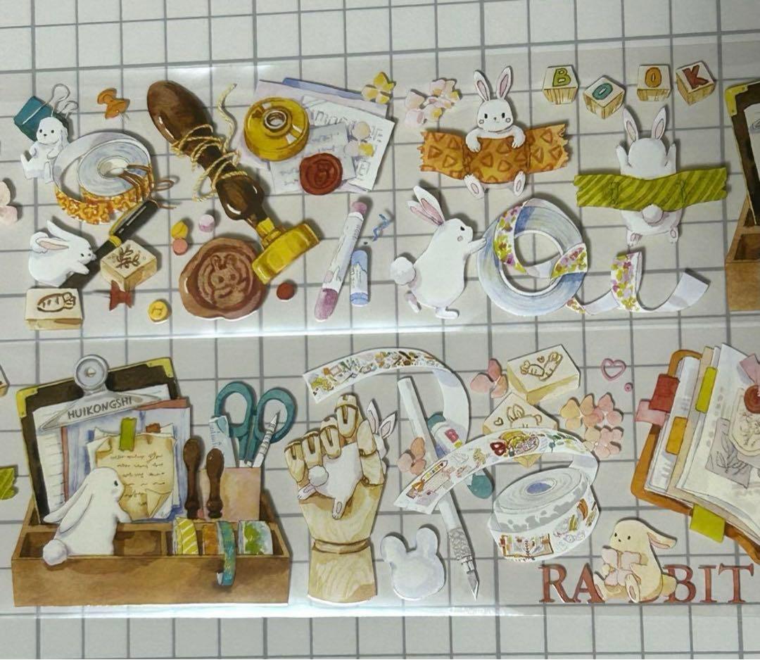 Rabbit-PaperCutting-ページ☆