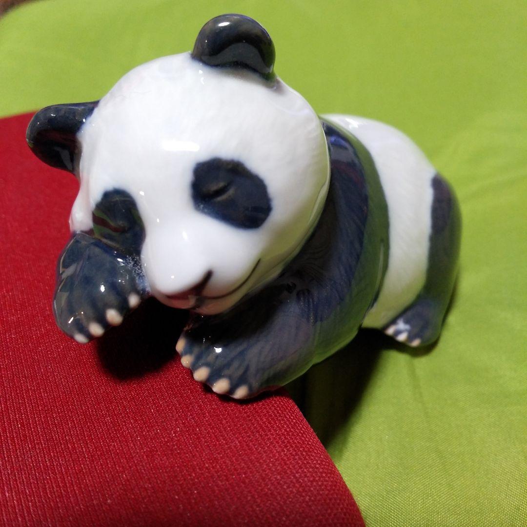 ぱんちゃんもんちゃん✨ロイヤルコペンハーゲン✨パンダ置物✨アンティーク