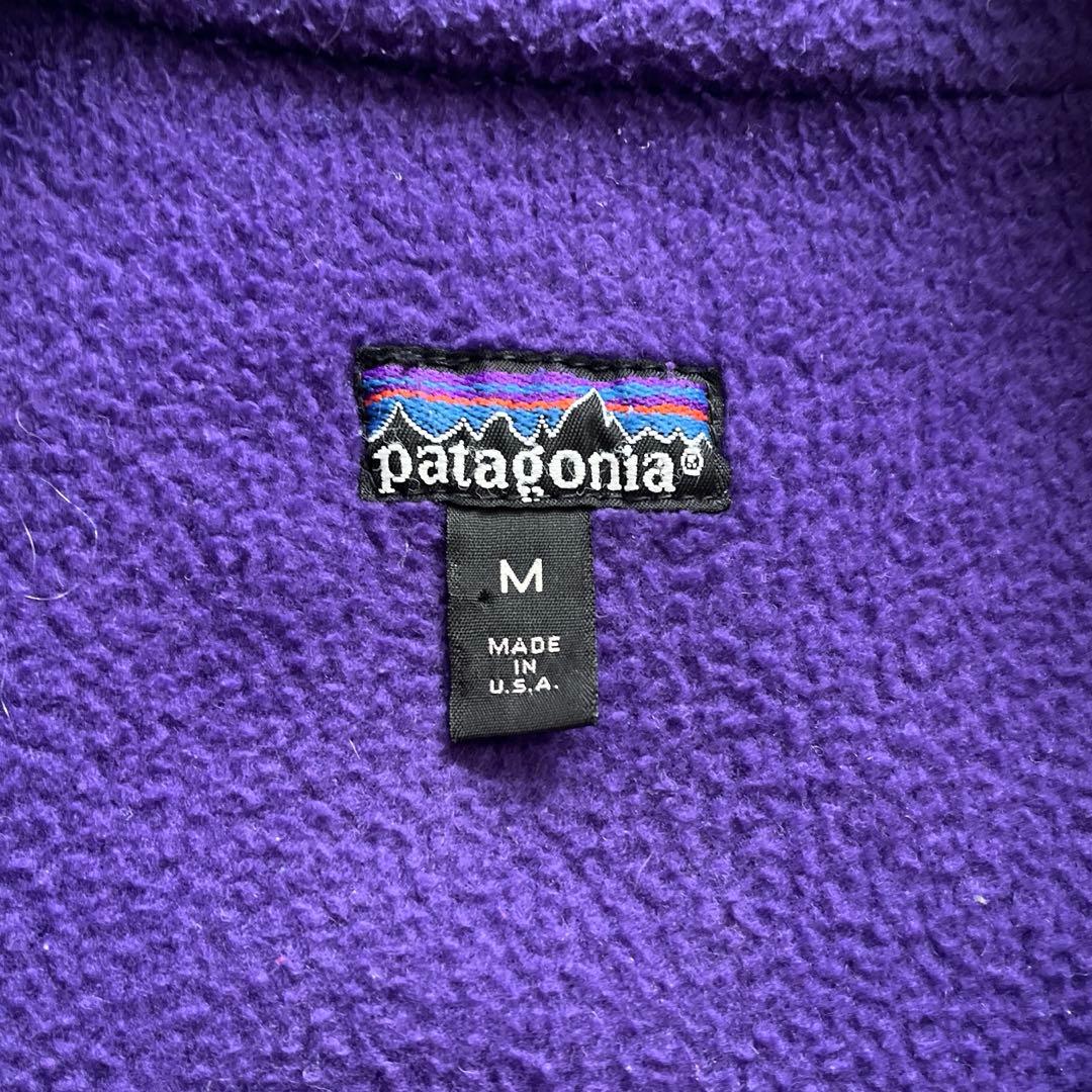90s パタゴニア シェルドシンチラ ベスト ネイビー フリース 検 80s