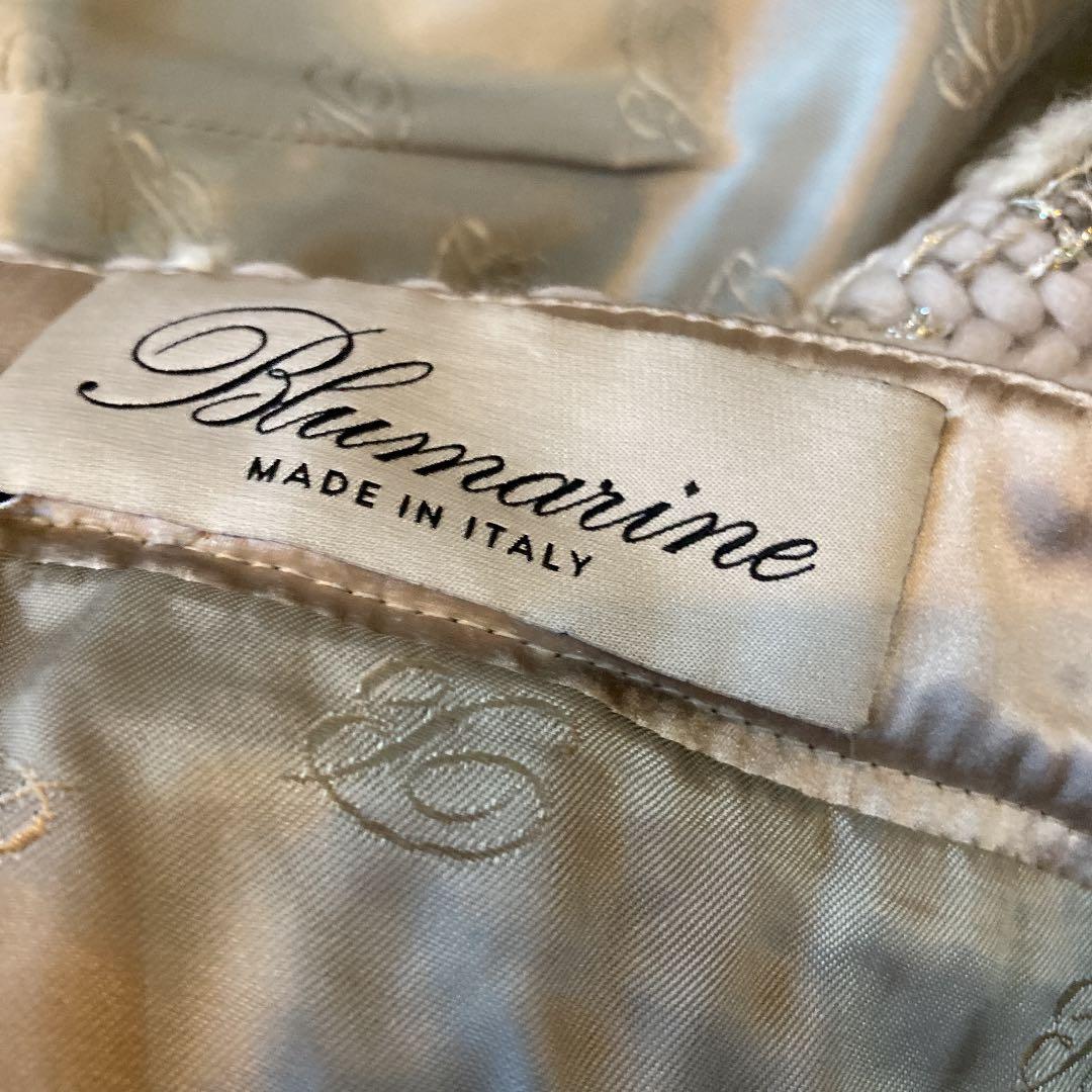 ツーピース　ブルマリン　ツイード