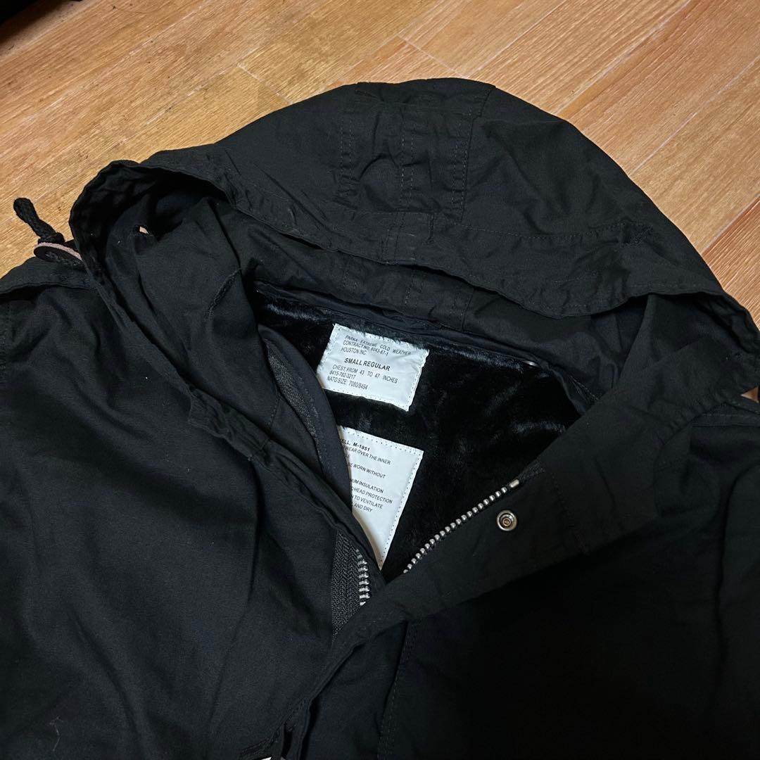 未使用 HOUSTON M-51 フィッシュテールパーカー BK XS