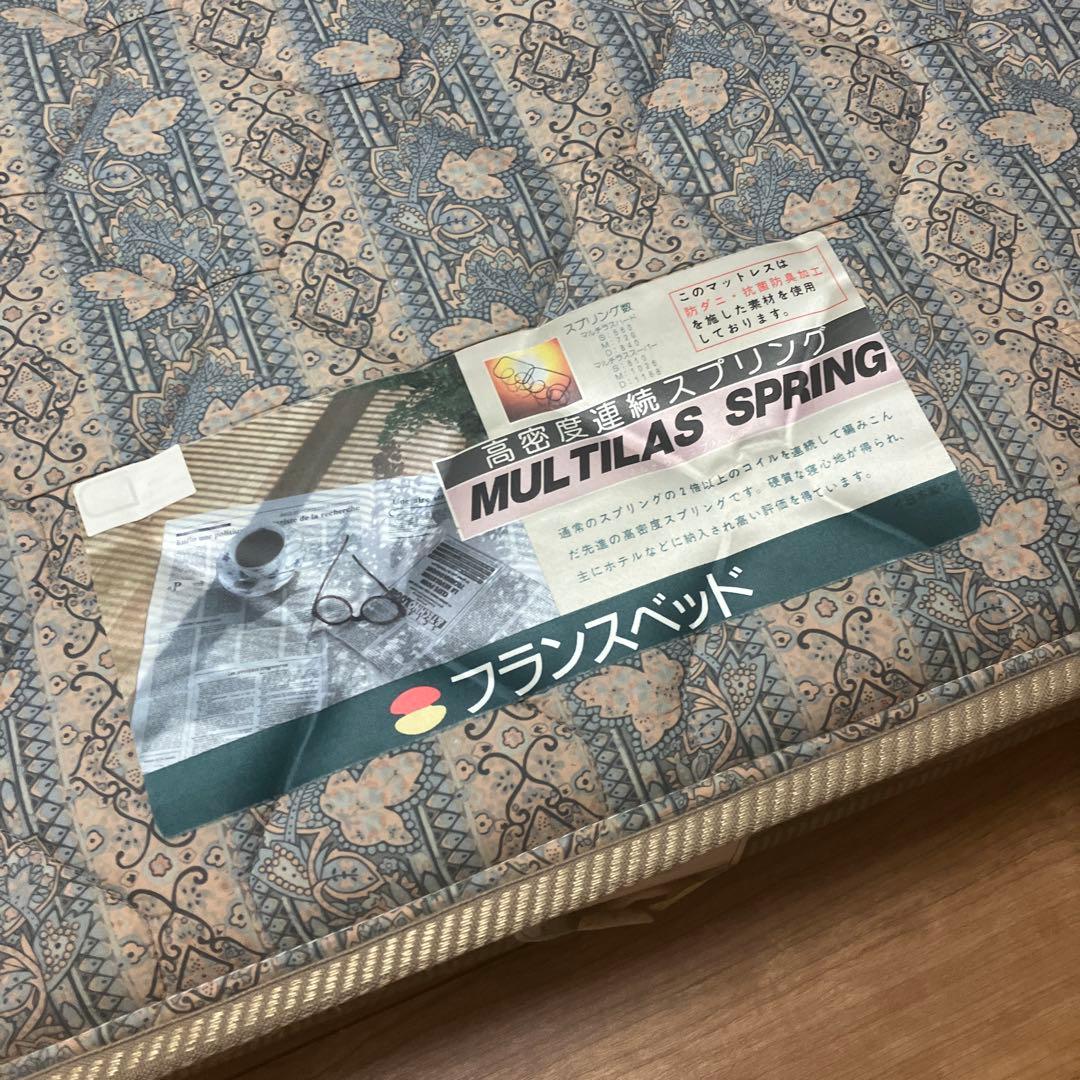 【引き取り限定】フランスベッド　マットレス　シングル