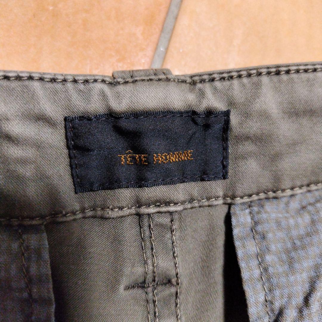 TETE HOMME 00’s カーゴフレアパンツ カーキ 5