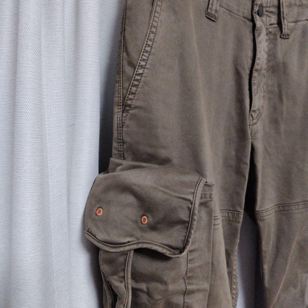 TETE HOMME 00’s カーゴフレアパンツ カーキ 5