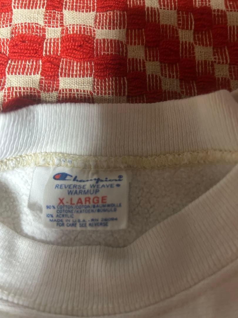 80s チャンピオン リバースウィーブ スウェット ホワイト