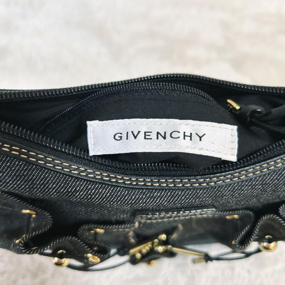 ジバンシー★未使用タグ付★アクセサリーポーチ★ハンドバッグ★デニム地★インディゴ