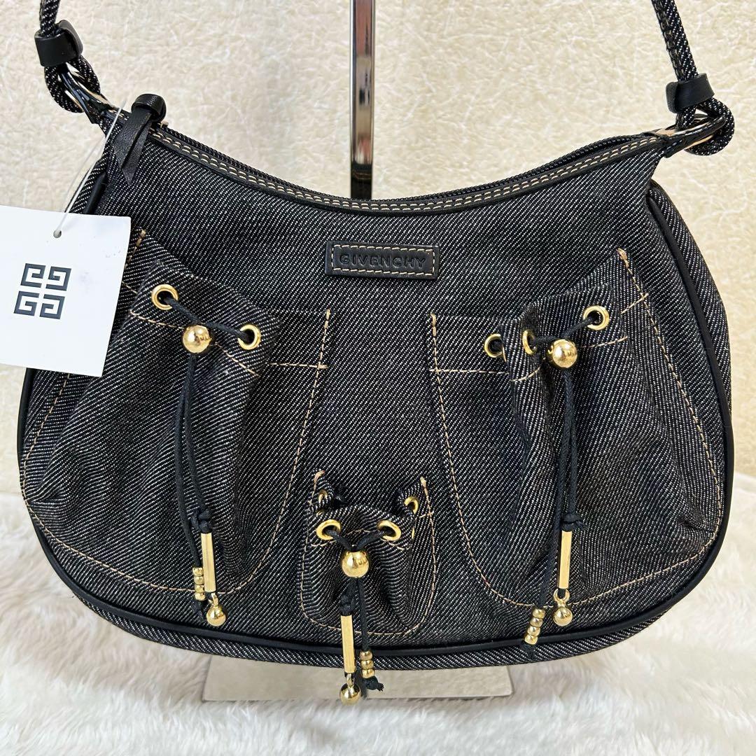 ジバンシー★未使用タグ付★アクセサリーポーチ★ハンドバッグ★デニム地★インディゴ