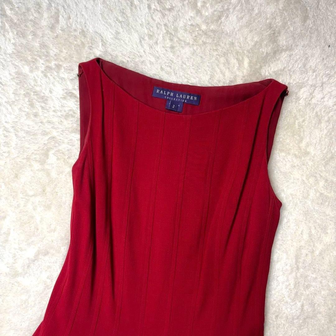 RALPH LAUREN ラルフローレンフレアワンピース ノースリーブUSA製