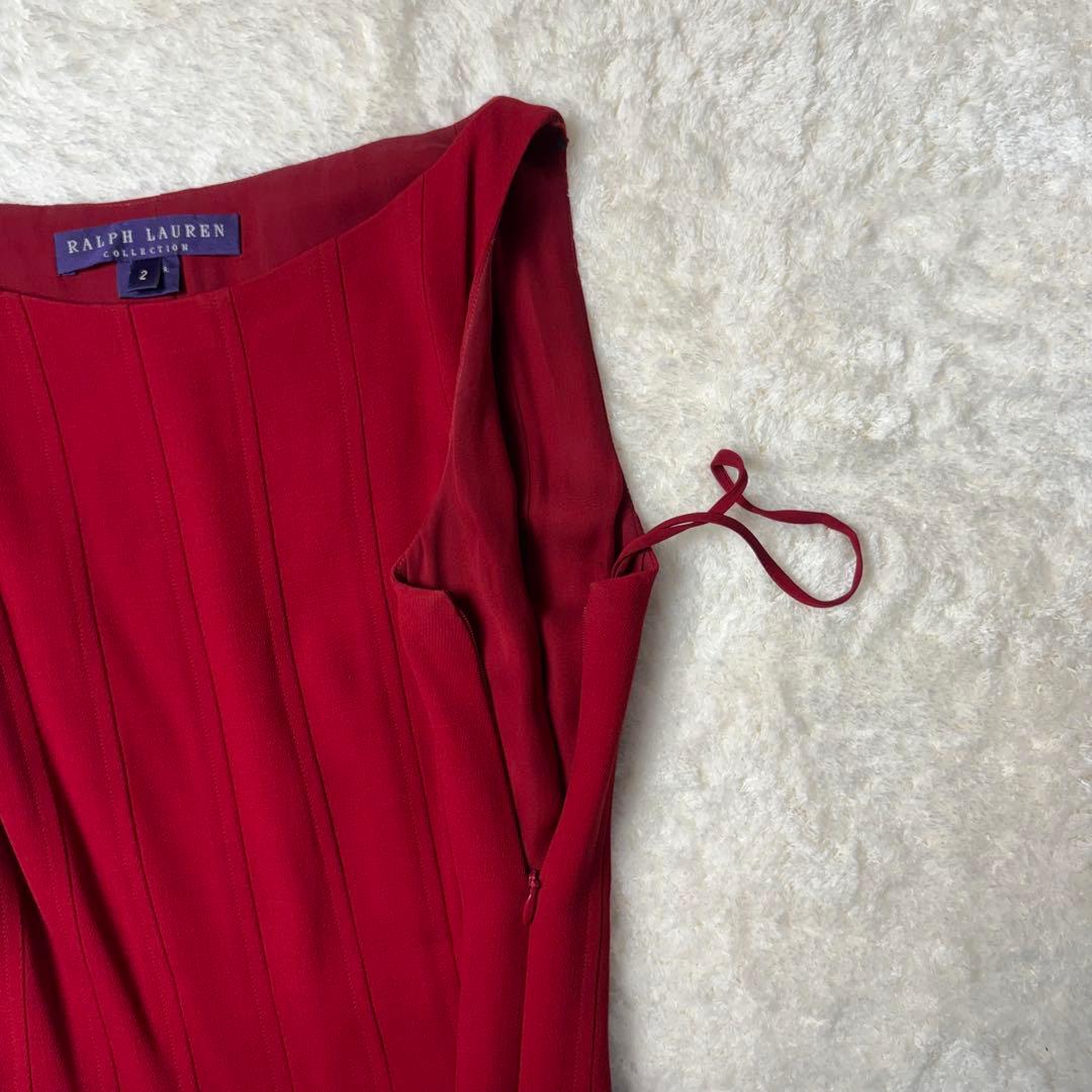 RALPH LAUREN ラルフローレンフレアワンピース ノースリーブUSA製