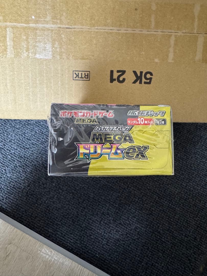 ポケモンカードゲーム MEGA ドリームEXシュリンク付 未開封】